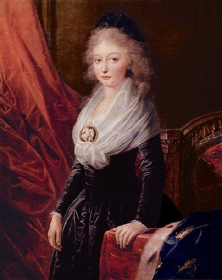 Friedrich Heinrich Fuger Portrait of Marie Therese de Bourbon oil painting image